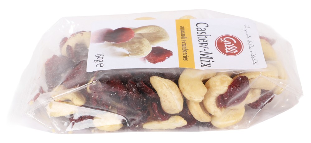 Cashew Mix Anacardi E Mirtilli Rossi Essicati Gilli - Foto 2
