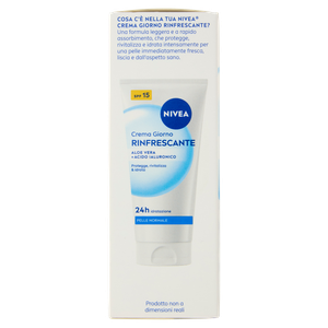 Crema Giorno Rinfrescante Tubo Fp15 Nivea - Foto 2