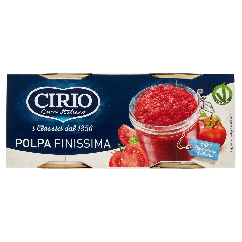 Polpa Di Pomodoro La Finissima Cirio 2 Da Gr.210