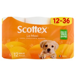 La Maxi Carta Igienica 12 Pz Scottex - Foto 1