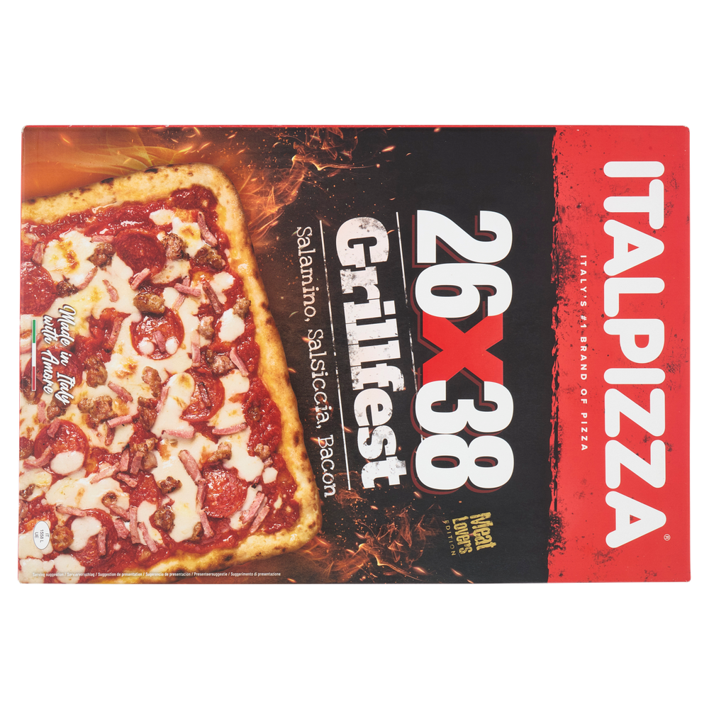 Pizza 26x28 Salamino Piccante Salsiccia Condita Pancetta Affumicata - Foto 3