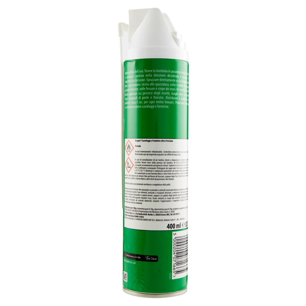 Insetticida Spray Per Scarafaggi E Formiche Baygon Extra Precision