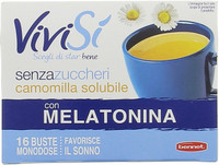 Camomilla Solubile Con Melatonina Bennet Vivisi', Conf.16 Bustine