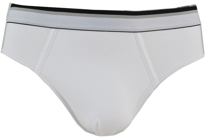 Slip Uomo Elastico Parlato Con Riga XL Bianco Delinea - Foto 1