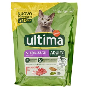 Alimento Secco Per Gatto Sterilizzato Manzo Ultima