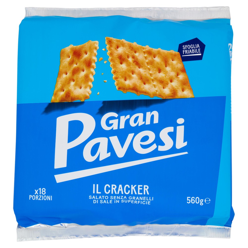 Cracker Senza Granelli Di Sale In Superficie Gran Pavesi - Foto 1