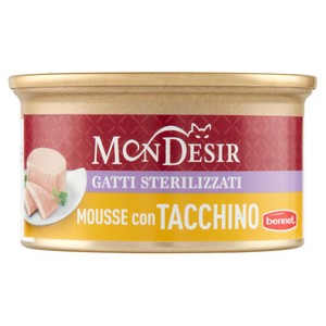 Mousse Gatti Sterilizzato Tacchino Mon Desir Bennet - Foto 1