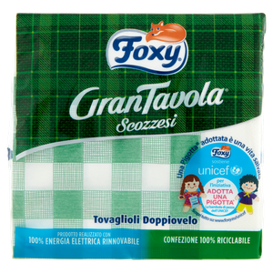 Tovaglioli Scozzesi Gran Tavola Foxy 2v, 33x33, 42 Pz - Foto 1