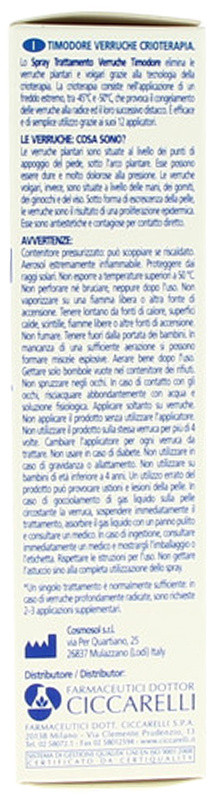 Spray Verruche Crioterapia Timodore Ciccarelli - Foto 2