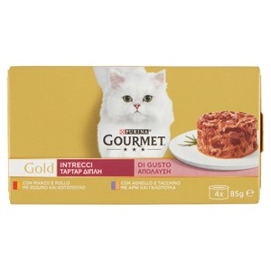 Alimento Umido Per Gatti Intrecci Manzo E Pollo Gourmet Gold - Foto 1
