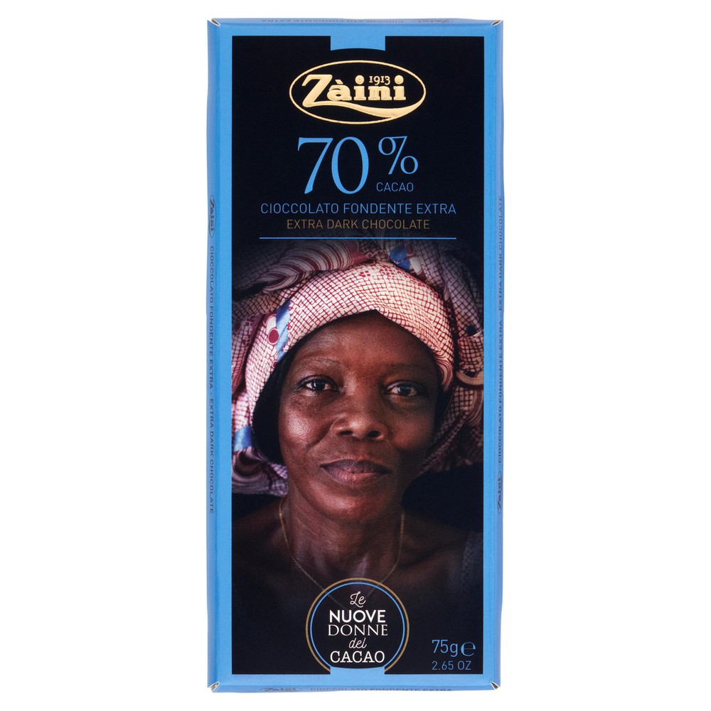 Tavoletta Cioccolato Fondente Extra 70% Le Nuove Donne Del Cacao Zaini - Foto 1