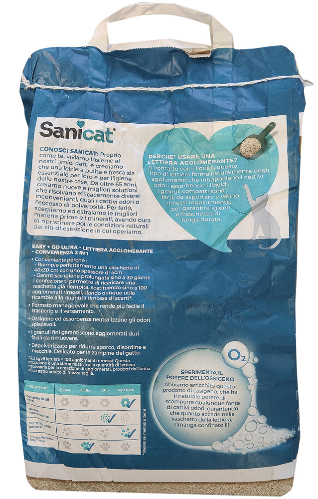 Lettiera Agglomerante Easy & Go Sanicat - Foto 2