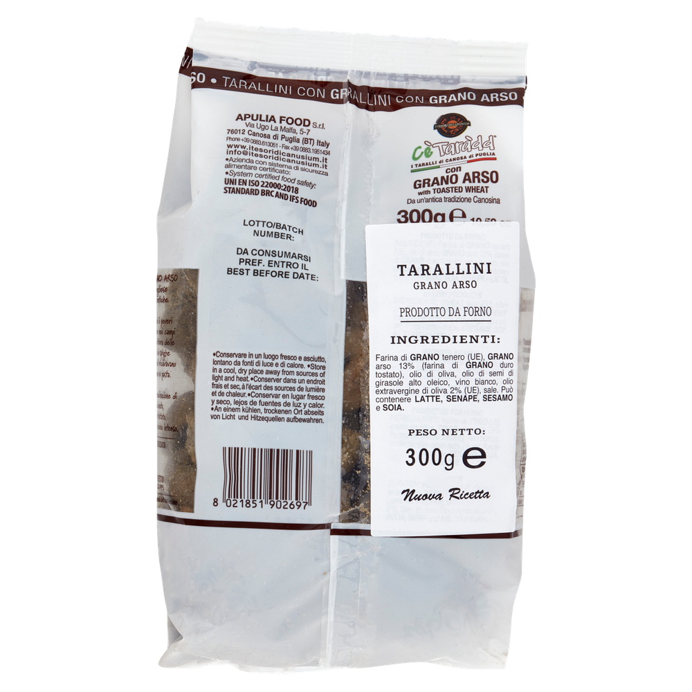 Tarallini Ce'taradd Grano Arso - Foto 3