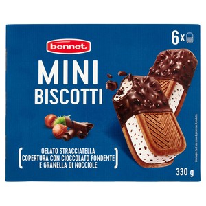 6 Mini Biscotti Ricoperti Bennet