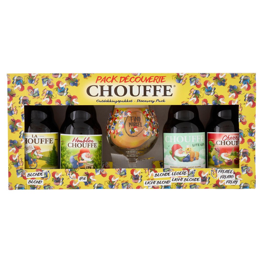 Birra Chouffe Gift Pack + Bicchiere - Foto 1