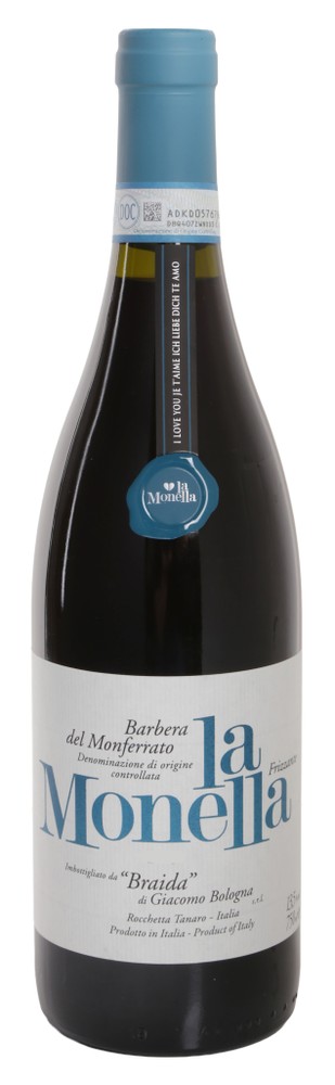 Vino Rosso Barbera Monferrato Doc La Monella Braida - Foto 1