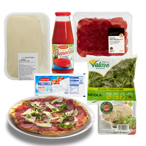 Mix per Pizza Bresaola Rucola e Grana (per 2/3 persone) - Foto 1
