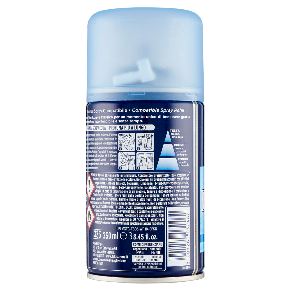 Deodorante Ambiente Automatico Spray Aria Di Casa Felce Azzurra - Foto 3