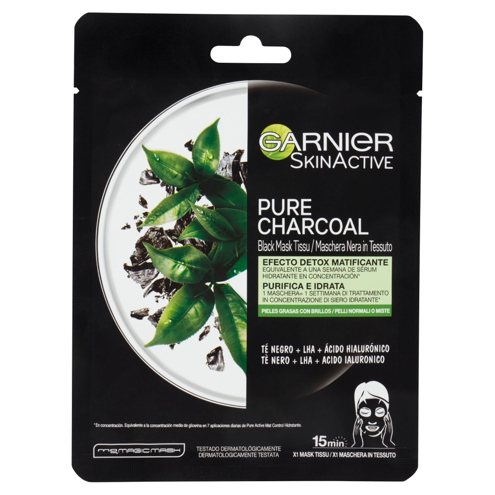 Garnier Maschera Black Pure Charcoal