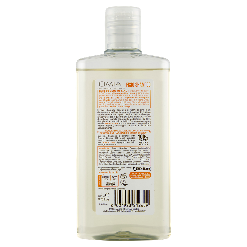 Shampoo Bio Lino Omia