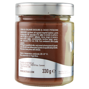 Crema Spalmabile Bicolore Al Cacao E Pistacchio Nutkao - Foto 2