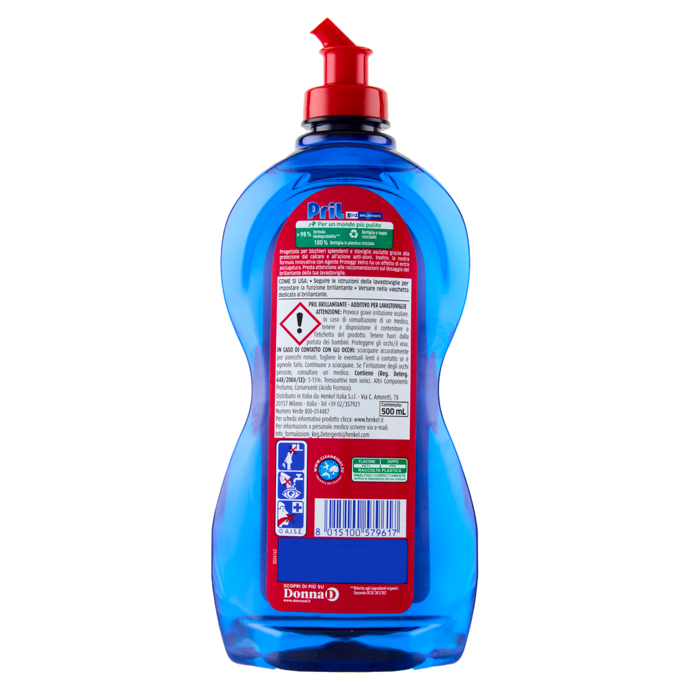 Prill Brillantante Per Lavastavoglie Classico 500 Ml - Foto 3