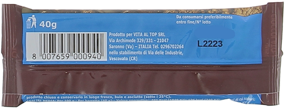 Barretta Proteica Vegana Gusto Fondente Ultimate - Foto 2