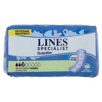 Assorbenti Protection Per Incontinenza Normal 10+2 Pz Lines Specialist