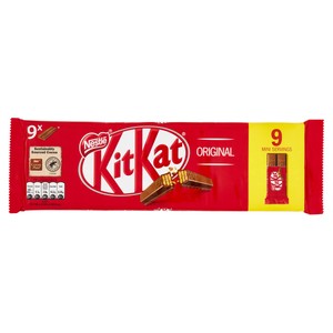 9 Snack Original Wafer Ricoperto Cioccolato Al Latte Kitkat - Foto 1
