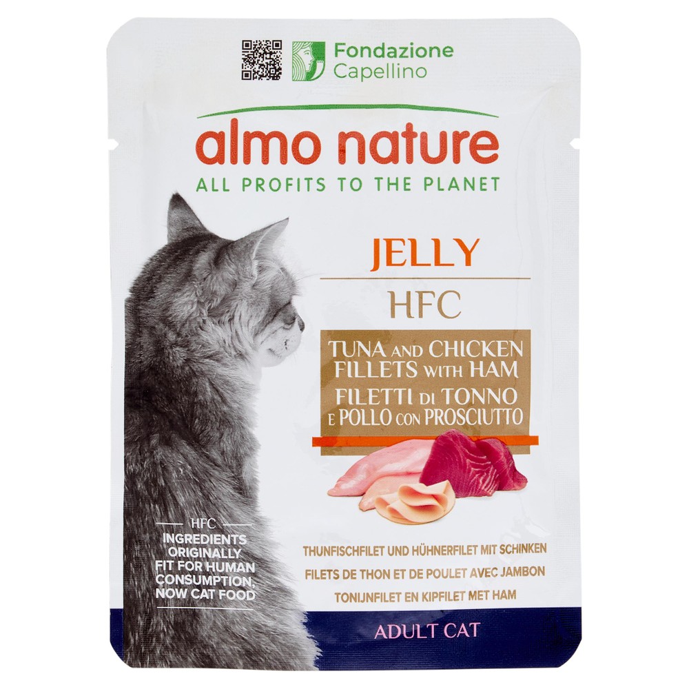 Alimento Umido Gatti Jelly Tonno,Pollo,Prosciutto Hfc Almo Nature - Foto 1