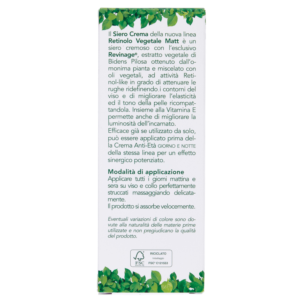 Siero Crema Retinolo Vegetale Tradizione Erboristica - Foto 3