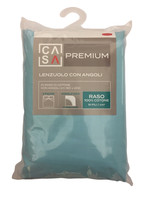 Lenzuolo Raso Tinta Unita Angoli 2 Pz Cm 180 x 200 Verde Casa Premium Lenzuolo Raso Tinta Unita Angoli 2 Pz Cm 180 x 200 Verde Casa Premium
