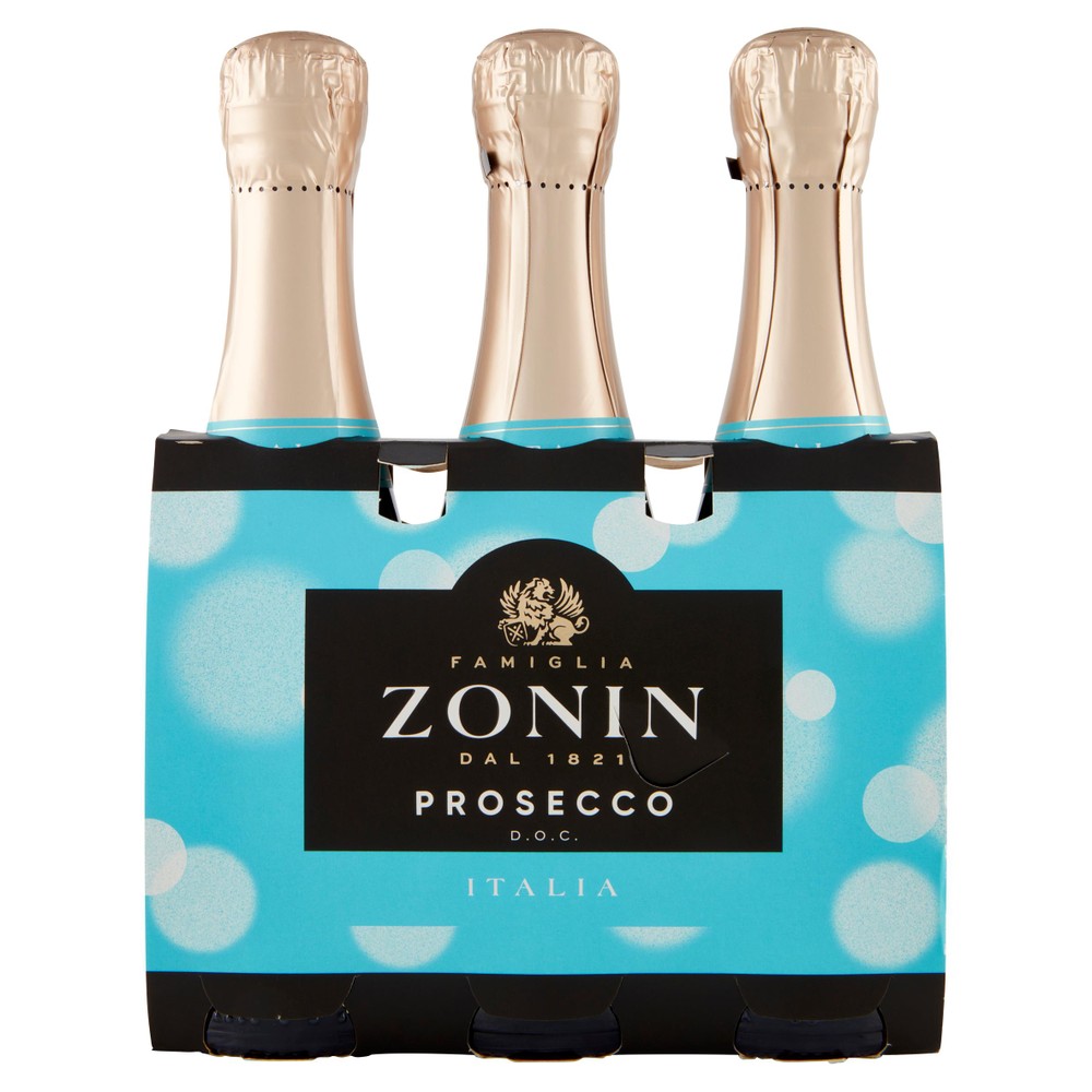 Prosecco Doc Zonin 3 Bottiglie Da Ml.200