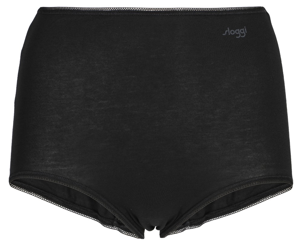 Slip Maxi Donna Linea Pure Comfort XL Nero Sloggi - Foto 1