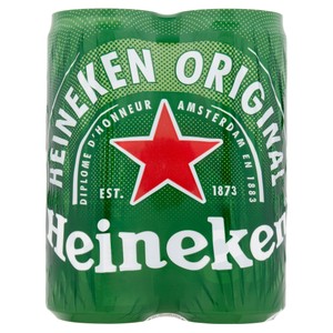 Birra Heineken Lattine 4x33cl