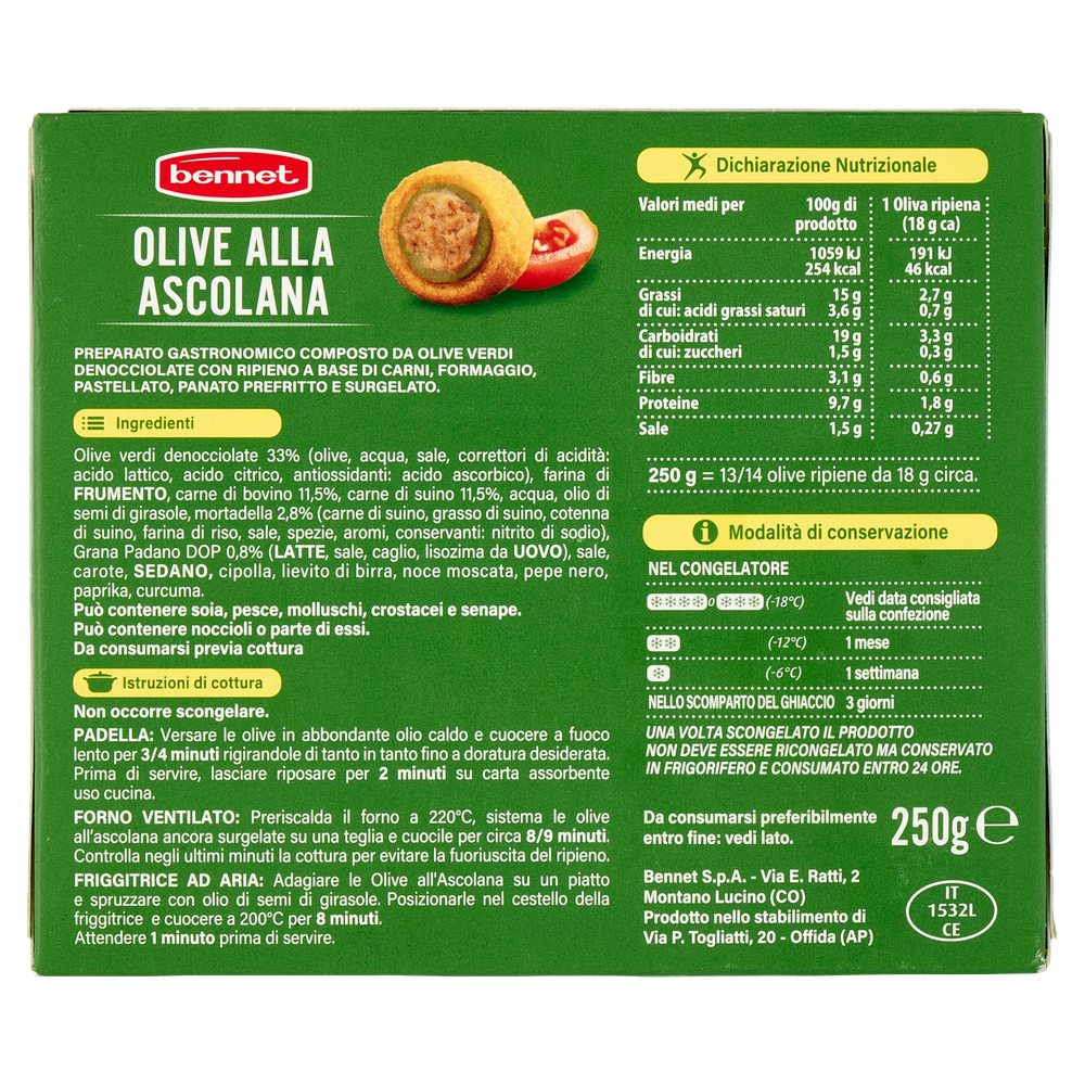 Olive All'ascolana Surgelate Bennet - Foto 3