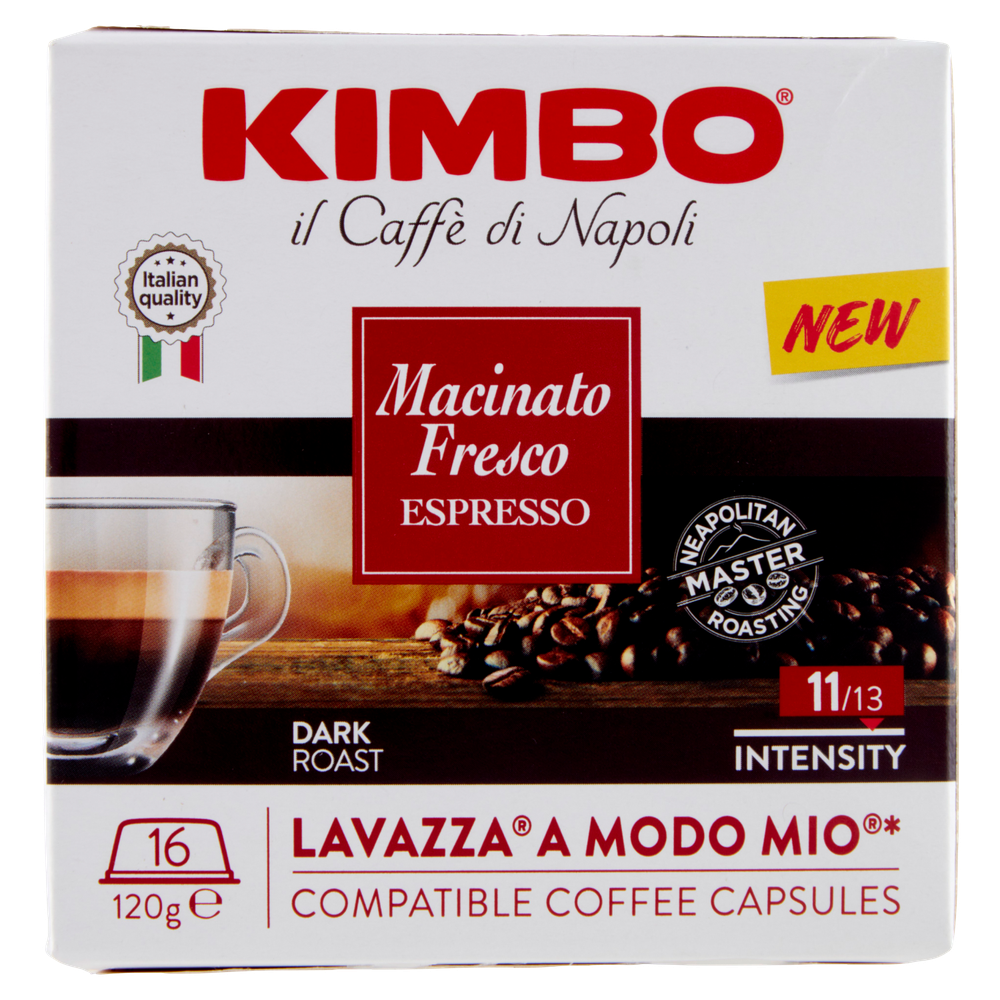 Caffè Espresso Macinato Fresco Capsule Per Lavazza 16pz Kimbo - Foto 3