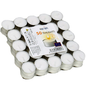 50 T-Lights Bianchi - Foto 1