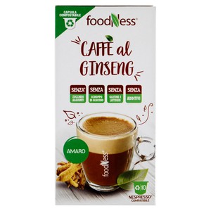 Caffe' Al Ginseng Da Zuccherare Capsule Compatibili Nespresso 10 Caps