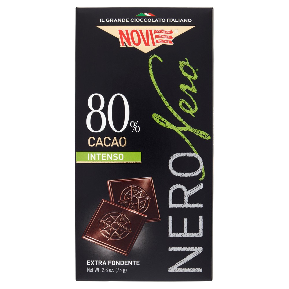 Tavoletta Cioccolato Neronero 80% Novi