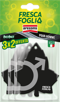 Profumatore Auto Pour Homme Fresca Foglia Arexons Confezione 3 x 2 Profumatore Auto Pour Homme Fresca Foglia Arexons Confezione 3 x 2