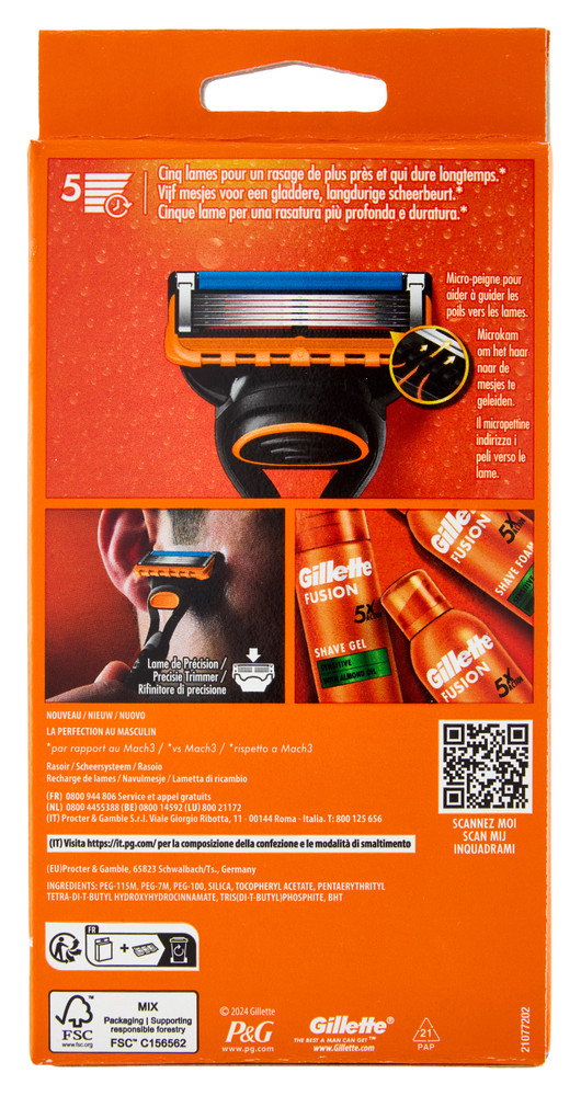 Rasoio Manual 2up Fusion5 Gillette - Foto 3