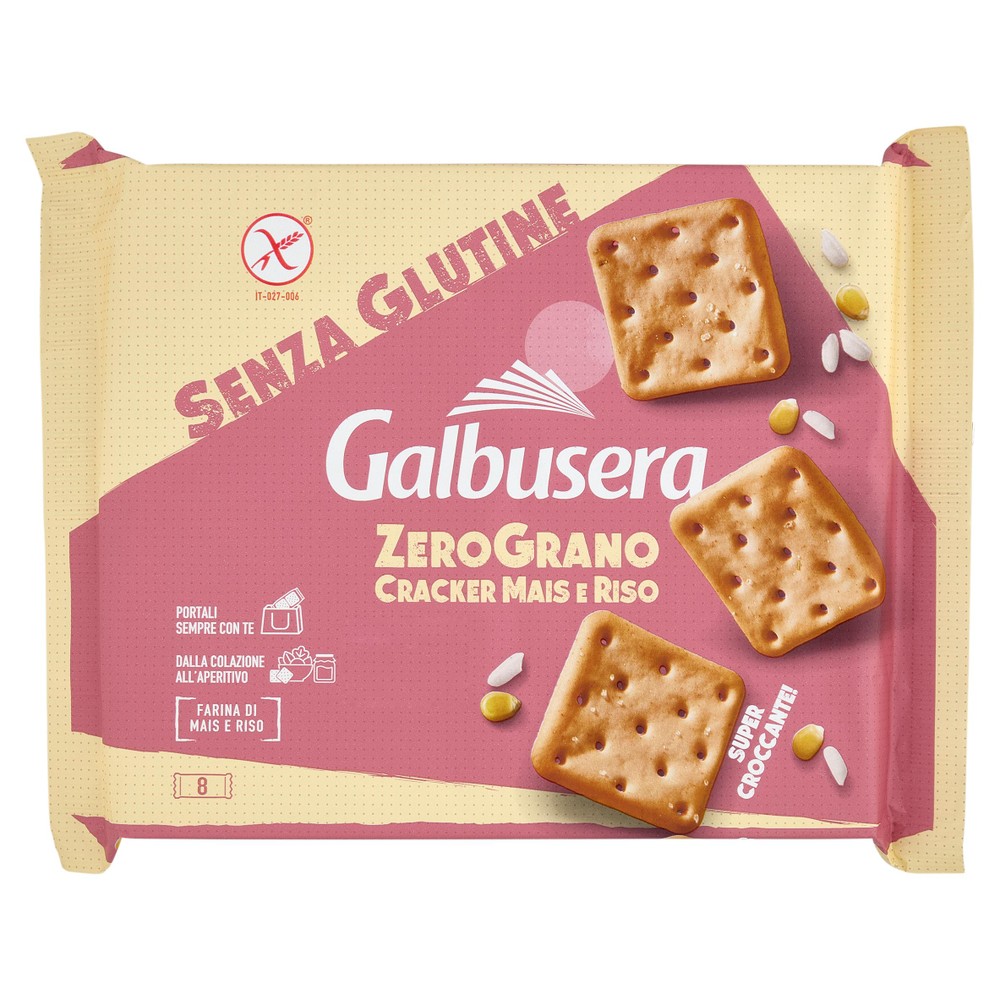 Crackers Zero Grano Galbusera - Foto 1
