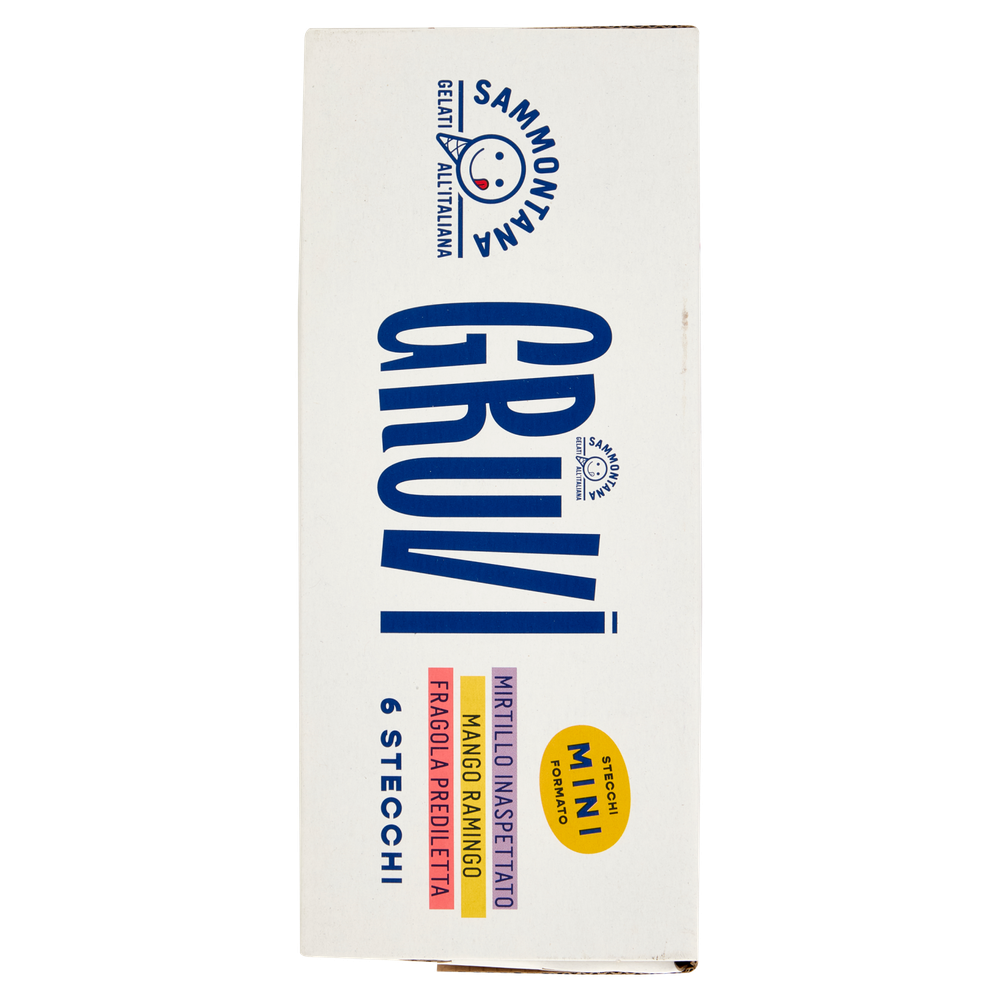 Sammontana Gruvi Mini Mirtillo Mango Ramingo, Fragola 6x37,5g - Foto 2