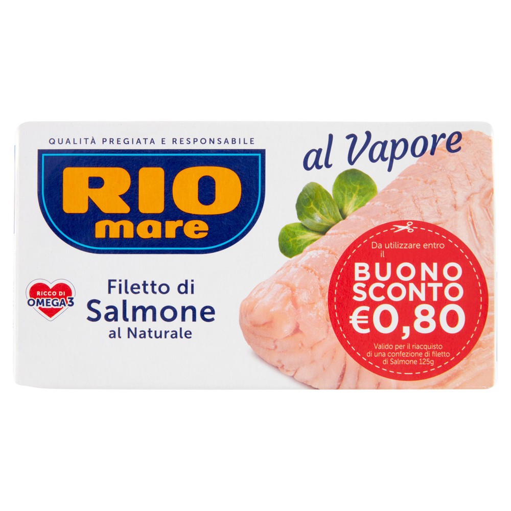 Filetto Di Salmone Al Naturale In Lattina
