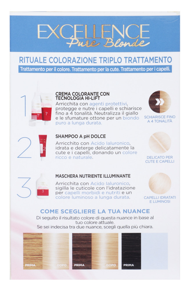 Colorazione Capelli N.01 Biondo Ultra Chiaro Naturale Excellence - Foto 3