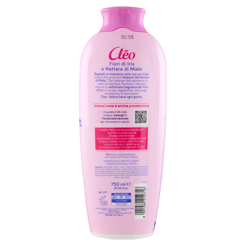 Bagno Fiori Di Iris E Miele 750ml Cleo - Foto 3