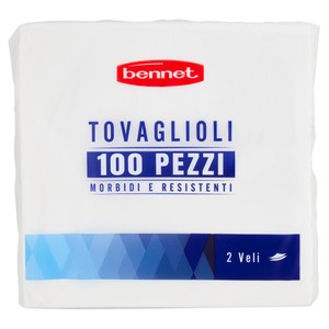 Tovagliolo 2 Veli Bianco Bennet - Foto 1