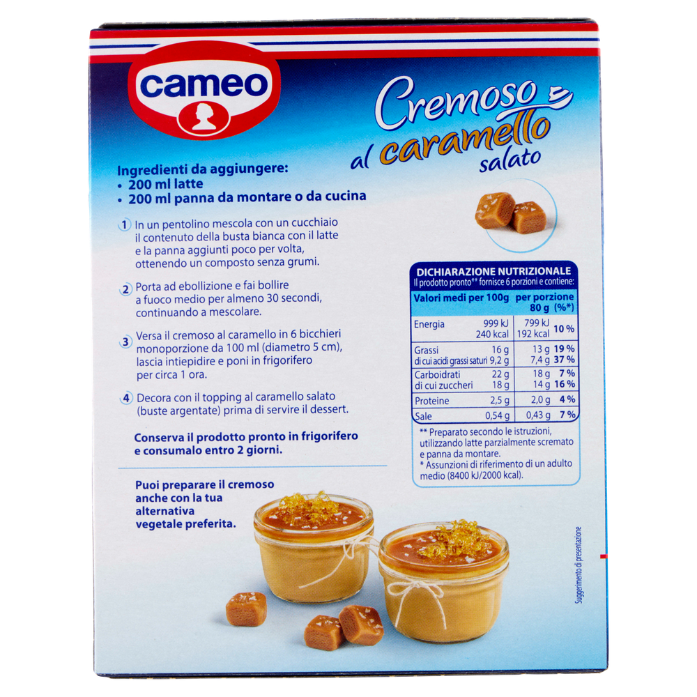 Budino Cremoso Caramello Salato Cameo - Foto 3