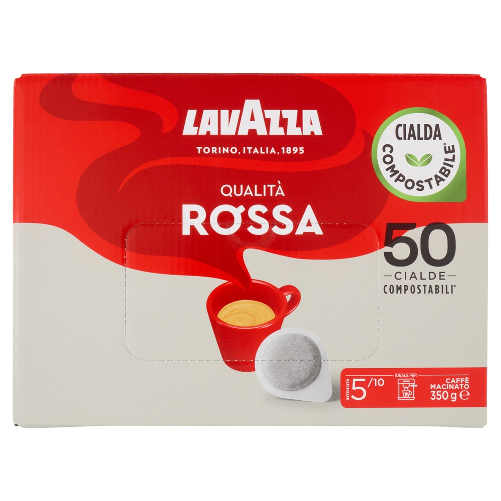 Caffe' Qualita' Rossa Lavazza In Cialde Compostabili 50pz - Foto 1